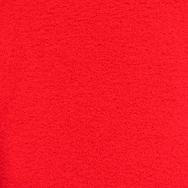 Pelúcia Soft Liso - 100% Poliéster - 1,50m Largura - Vermelho