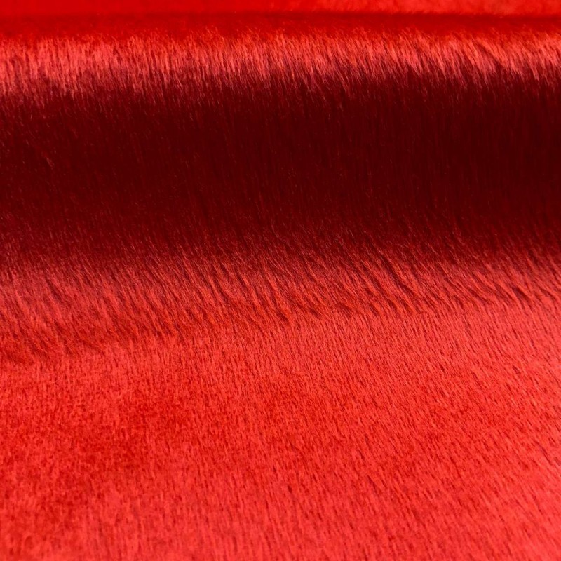 Pelúcia Velboa Lisa - 1,50m largura - Vermelho