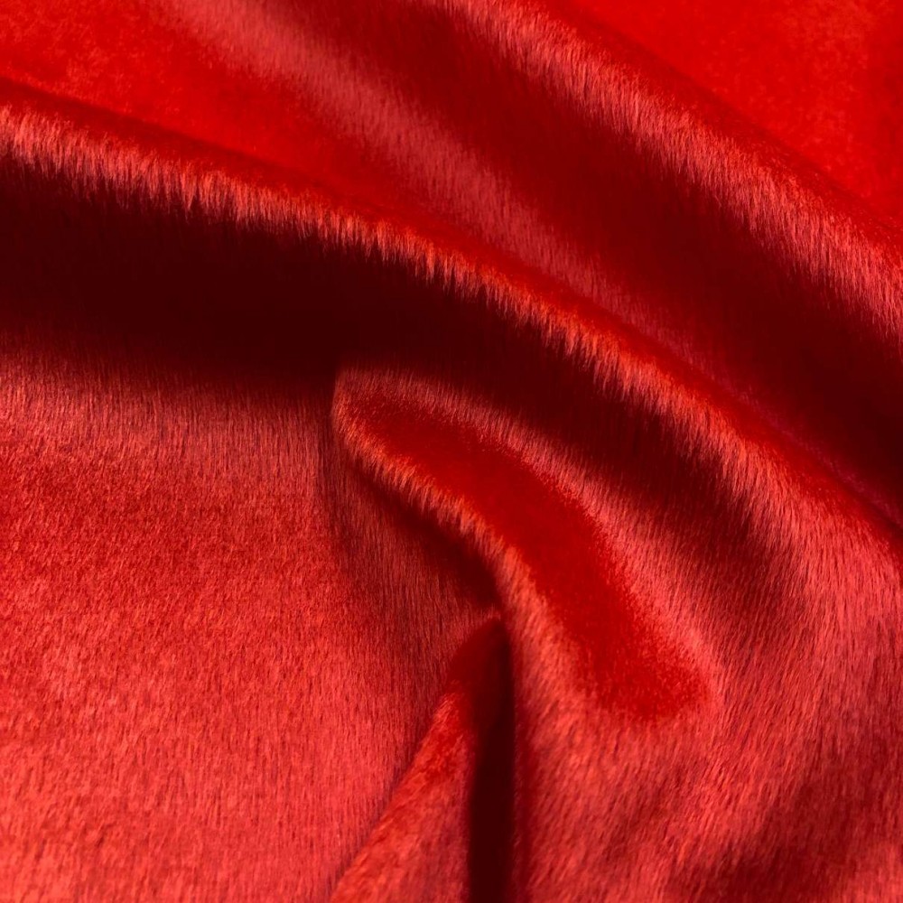 Pelúcia Velboa Lisa - 1,50m largura - Vermelho