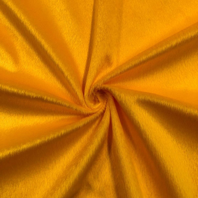 Pelúcia Velboa Lisa - 1,50m largura - Amarelo ouro