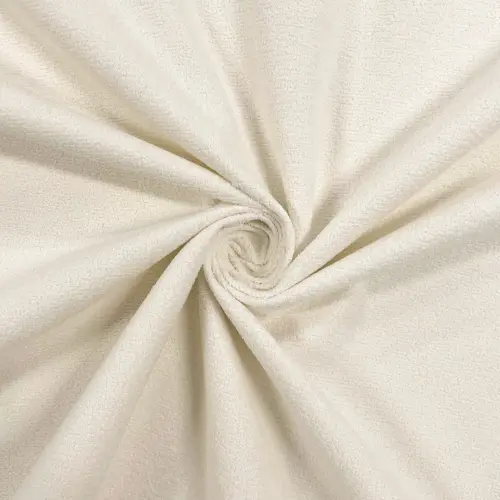 Pelúcia Boucle para Artesanato 100% Poliéster 1,42m Largura - Off white