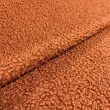 Pelúcia Manta Teddy Mini Sherpa Crespinha 100% Poliéster 1,50m Largura - Terracota