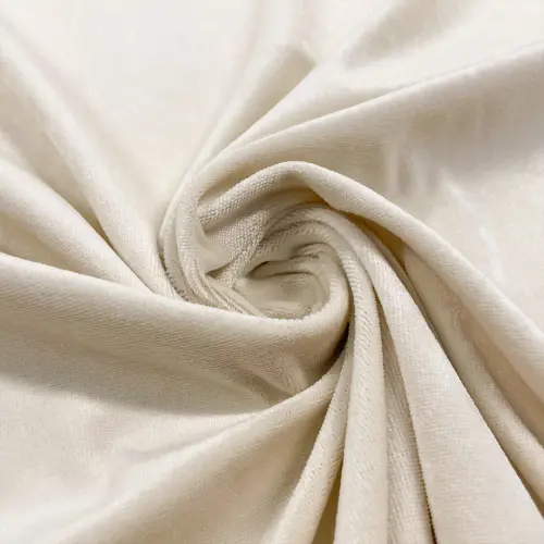 Plush Liso 100% Poliéster 1,60m Largura - Pérola