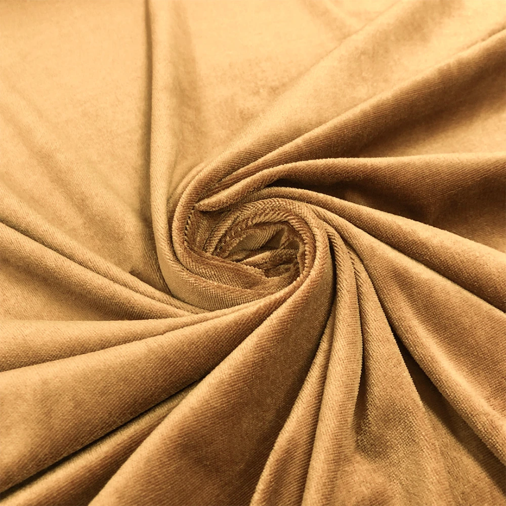 Plush Liso 100% Poliéster 1,60m Largura - Marrom claro