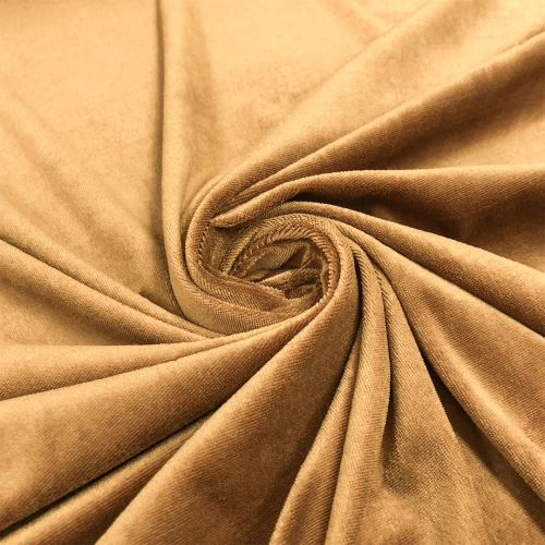 Plush Liso 100% Poliéster 1,60m Largura - Marrom claro