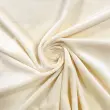 Plush Liso 100% Poliéster 1,60m Largura - Creme