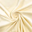 Plush Liso 100% Poliéster 1,60m Largura - Creme