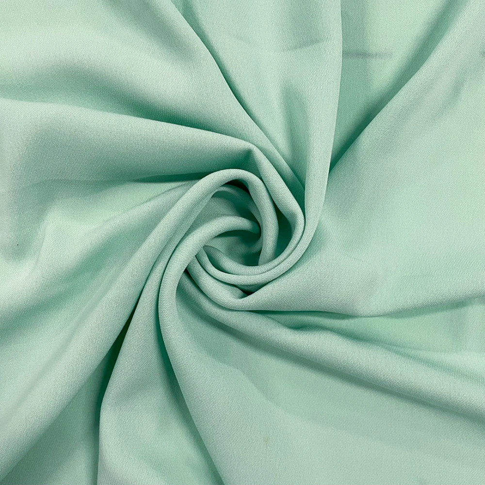 PROMOCIONAL Crepe Georgete 1,50m largura 100% Poliéster - Verde água