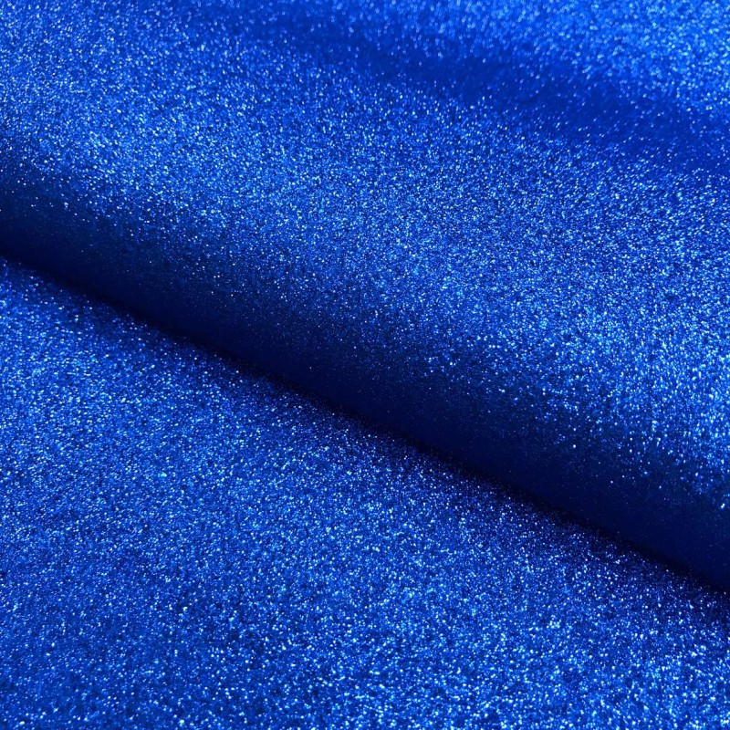 PVC Glitter - 1,40m largura - Azul royal