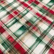 Sarja Impermeável Exclusiva Coleção Natal Papai Noel Vintage 100% Algodão 1,50m Largura - Xadrez