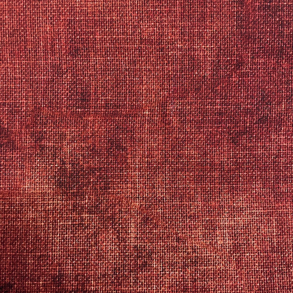 Sarja Impermeável Exclusiva Coleção Textura Juta 100% Algodão 1,50m Largura - Vermelho