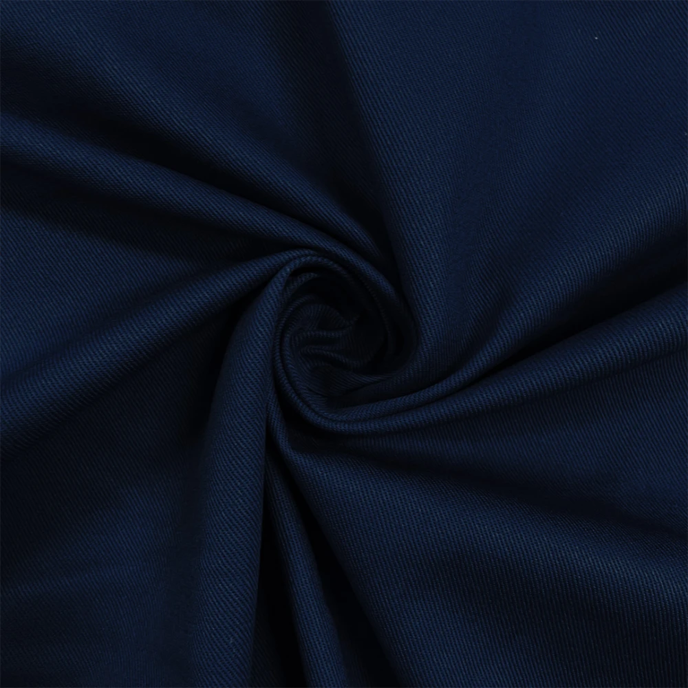 Sarja Tinta Lisa 100% Algodão 1,60m Largura - Cv3370 - azul marinho noite