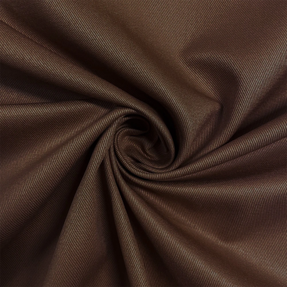 Sarja Tinta Lisa 100% Algodão 1,60m Largura - Cv4449 - marrom
