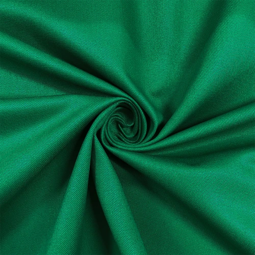 Sarja Tinta Lisa 100% Algodão 1,60m Largura - Cv6086 - verde bandeira