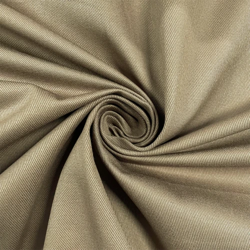 Sarja Tinta Lisa 100% Algodão 1,60m Largura - Cv8020 - caqui