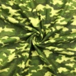 Soft Estampado - Camuflado Verde - 100% Poliéster - 1,60m Largura - Variante 1