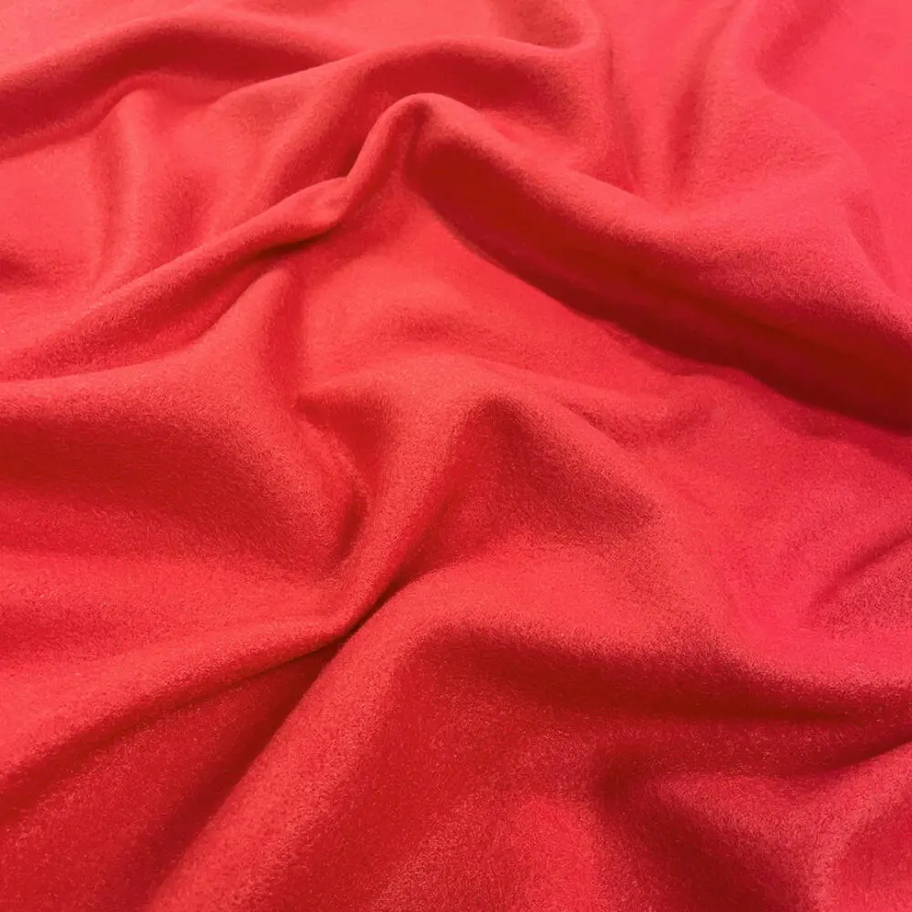 Soft Liso 100% Poliéster 1,50m Largura - Vermelho