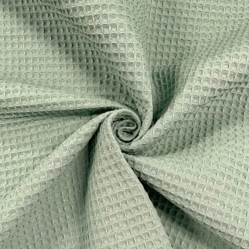 Tecido Favo Quadriculado - 100% Algodão 1,60 Largura - Verde vintage jlm