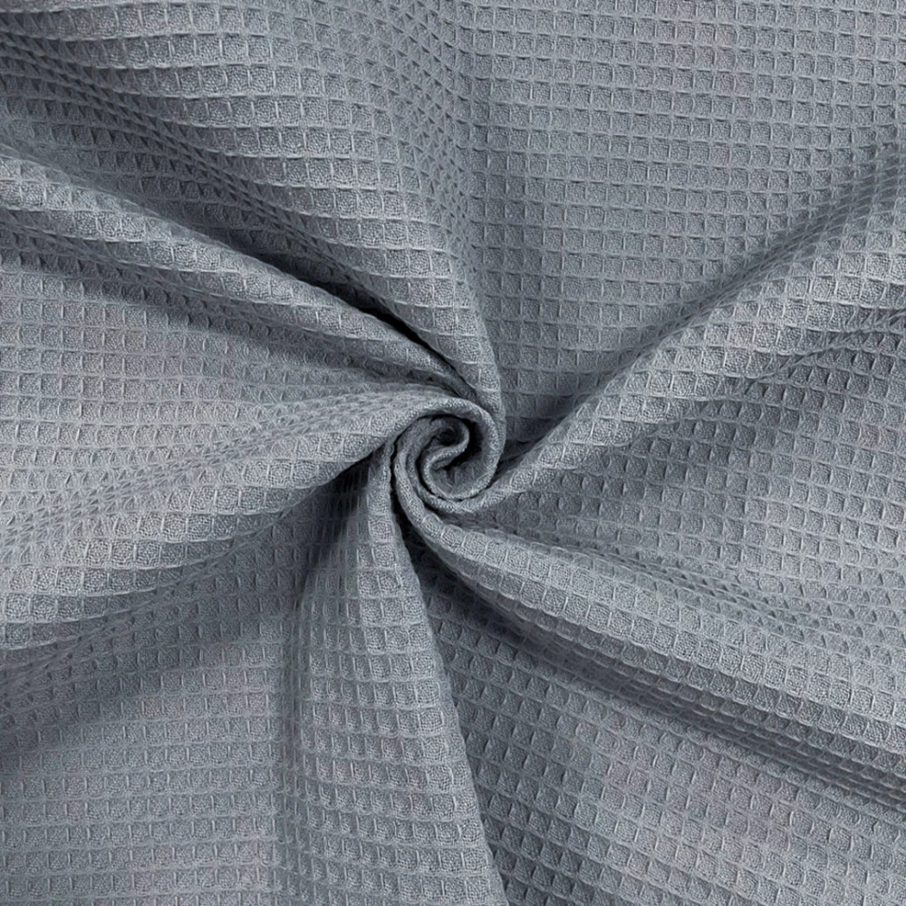 Tecido Favo de Algodão 100% Algodão 1,60 Largura - Cinza vintage jlm