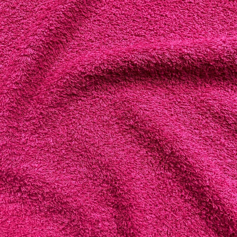 Tecido Felpa Atoalhado (Toalha) - 100% Algodão - 1,40m Largura - Pink