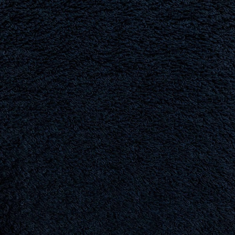 Tecido Felpa Atoalhado (Toalha) - 100% Algodão - 1,40m Largura - Azul marinho
