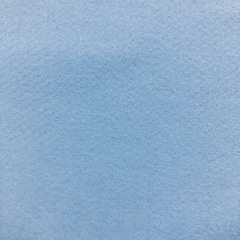 Tecido Feltro Liso Santa Fé - 100% Poliéster - 1,40m largura - Azul claro