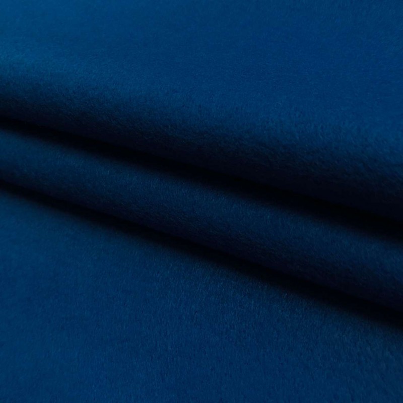 Tecido Feltro Liso Santa Fé - 100% Poliéster - 1,40m largura - Azul anil
