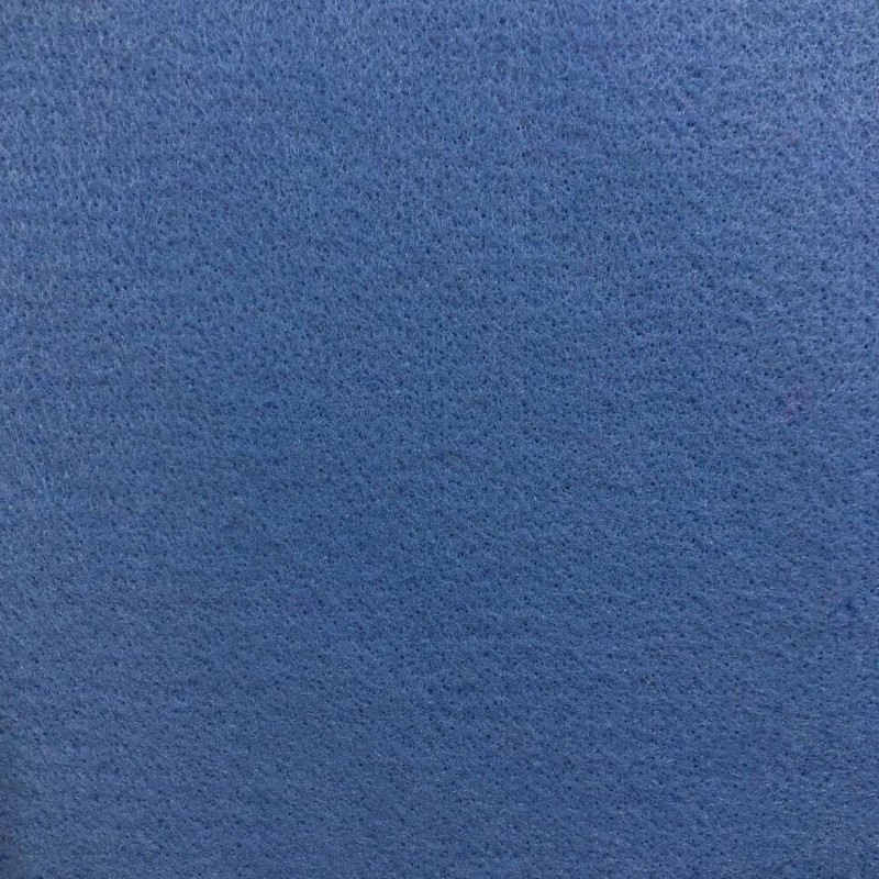 Tecido Feltro Liso Santa Fé - 100% Poliéster - 1,40m largura - Azul lyon