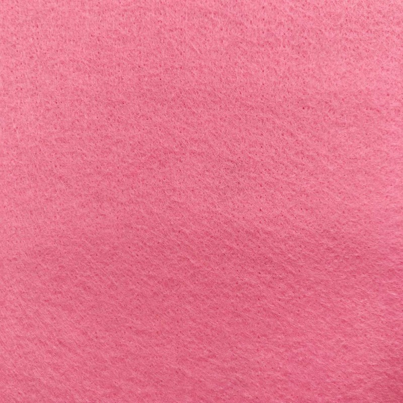 Tecido Feltro Liso Santa Fé - 100% Poliéster - 1,40m largura - Rosa cerejeira