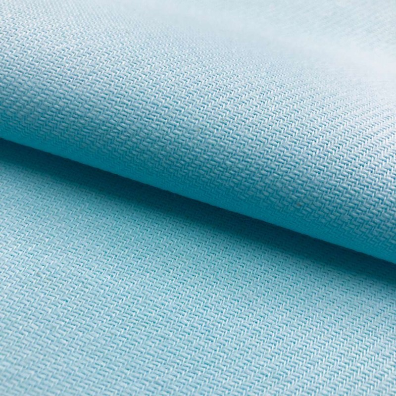 Tecido Flanela Cueiro Lisa - 100% Algodão - Azul turquesa