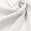 Tecido Fralda Gaze de Algodao Musselina Dupla 100% Algodão 1,32m Largura - Branco