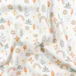Tecido Fralda Mabber Estampada Coleção Boho Fendi 100% Algodão 0,80m largura - Raminhos