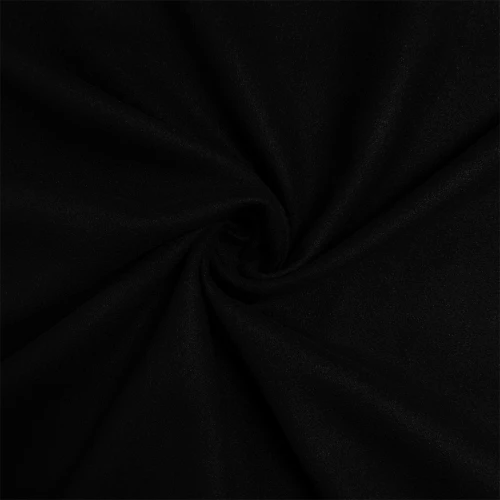 Tecido Lã Batida Lisa 1,47m largura - Preto