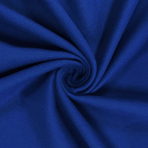Tecido Lã Batida Lisa 1,47m largura - Azul royal