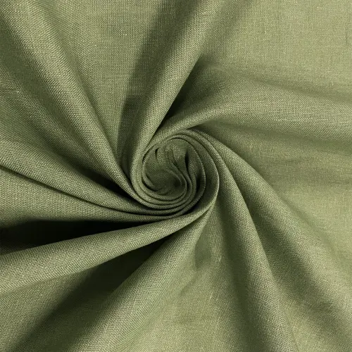 Tecido Linho Puro 100% Linho com 1,40m Largura - Verde menta