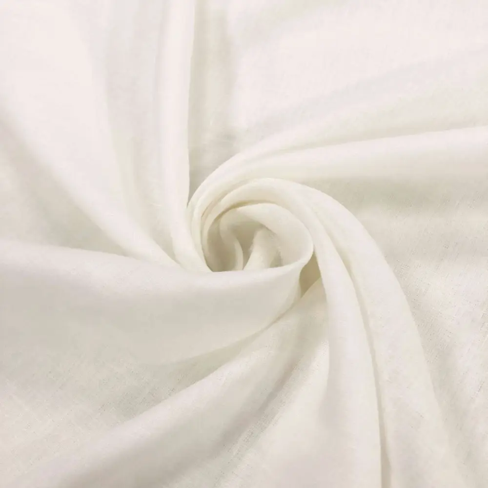 Tecido Linho Puro 100% Linho com 1,40m Largura - Off white