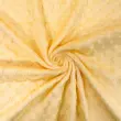 Tecido Manta Fleece Pipoquinha Bolha Revelo Poá 100% Poliéster 1,60m Largura - Amarelo