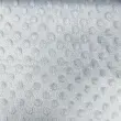 Tecido Manta Fleece Pipoquinha Bolha Revelo Poá 100% Poliéster 1,60m Largura - Cinza claro