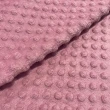 Tecido Manta Fleece Pipoquinha Bolha Revelo Poá 100% Poliéster 1,60m Largura - Rosê