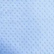 Tecido Manta Fleece Pipoquinha Bolha Revelo Poá 100% Poliéster 1,60m Largura - Azul bebê