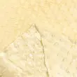 Tecido Manta Fleece Pipoquinha Bolha Revelo Poá 100% Poliéster 1,60m Largura - Amarelo bebê