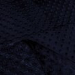 Tecido Manta Fleece Pipoquinha Bolha Revelo Poá 100% Poliéster 1,60m Largura - Azul marinho