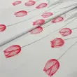 Tecido Percal 200 Fios Estampando Tulipas Vermelhas 2,50m Largura - Variante 1 Tecido Percal 200 Fios Estampando Tulipas Vermelhas 2,50m Largura - Variante 1