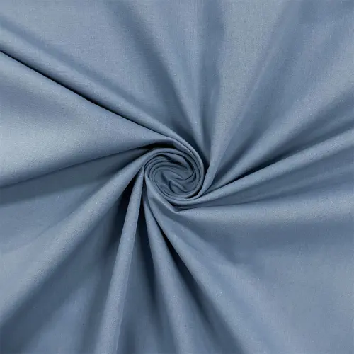 Tecido Percal 200 Fios Liso 100% Algodão 2,50m Largura - Azul envelhecido