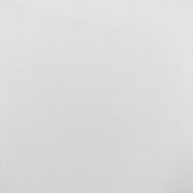 Tecido Piquet Grão de Arroz - 100% Algodão - 1,40m largura - Branco