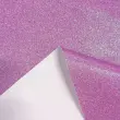 Tecido Sintético PVC Glitter 100% Poliéster 1,40m Largura - Multicolor (lilas)