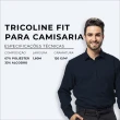 Tecido Tricoline Doptex Profit para Camisaria Cores Escuras 1,60L - Marinho