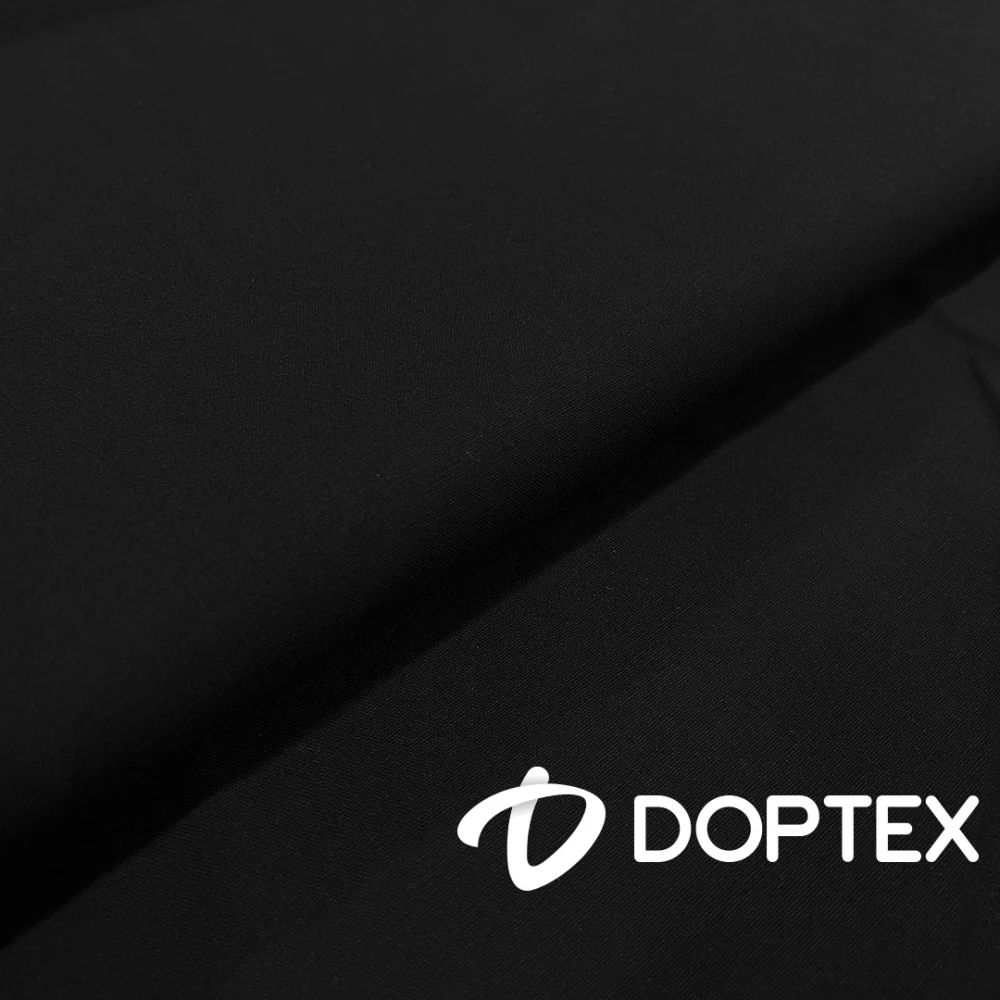 Tecido Tricoline Doptex Profit para Camisaria Cores Escuras 1,60L - Preto