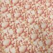 Tecido Tricoline Estampada Conchas do Mar 100% Algodão 1,50m largura - Variante 1