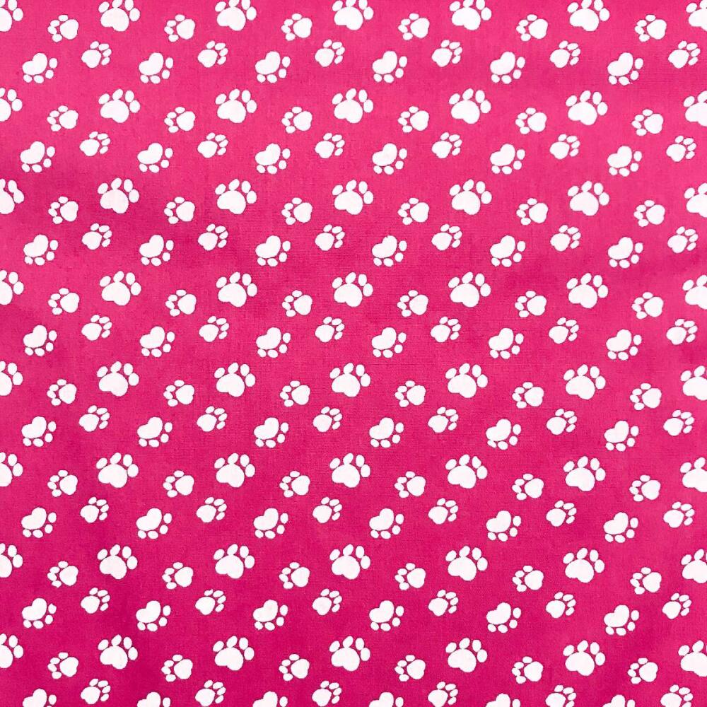 Tecido Tricoline Estampado - Patinhas Dog - 100% Algodão - 1,50m largura - Variante 11